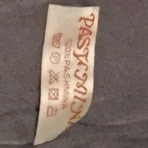 100% Pashmina in Blue + Silvery/Blue